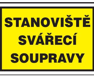 STANOVIŠTĚ SVÁŘECÍ SOUPRAVY - 210 X 297